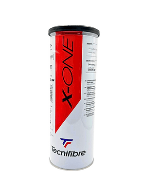 Tarro Metálico Pelota Tecnifibre X-one x3