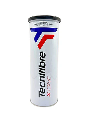 Tarro Metálico Pelota Tecnifibre X-one x3