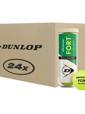 Caja 24 tarros Dunlop Fort All Court