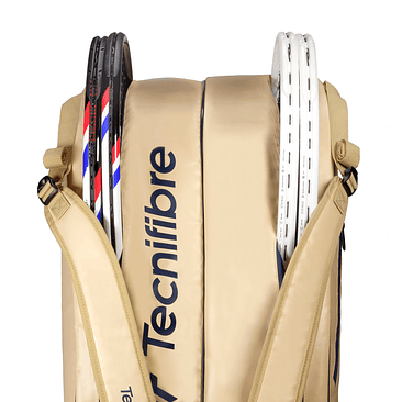Bolso Tecnifibre 6 Raquetas Tour Endurance Beige 2