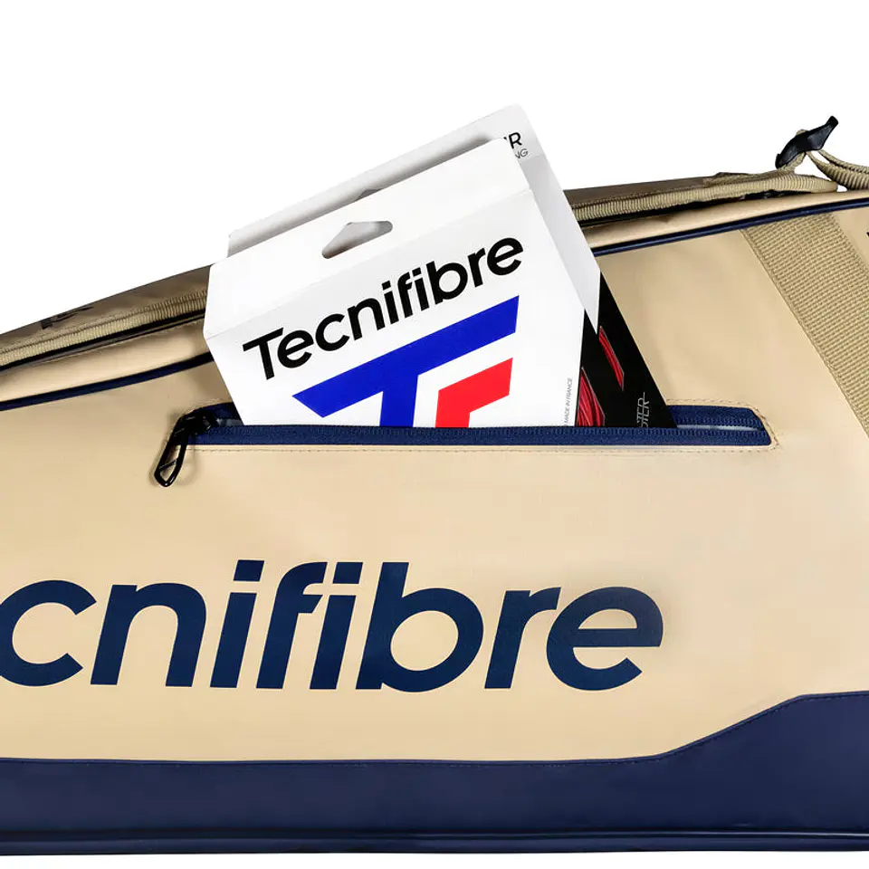 Bolso Tecnifibre 6 Raquetas Tour Endurance Beige 3