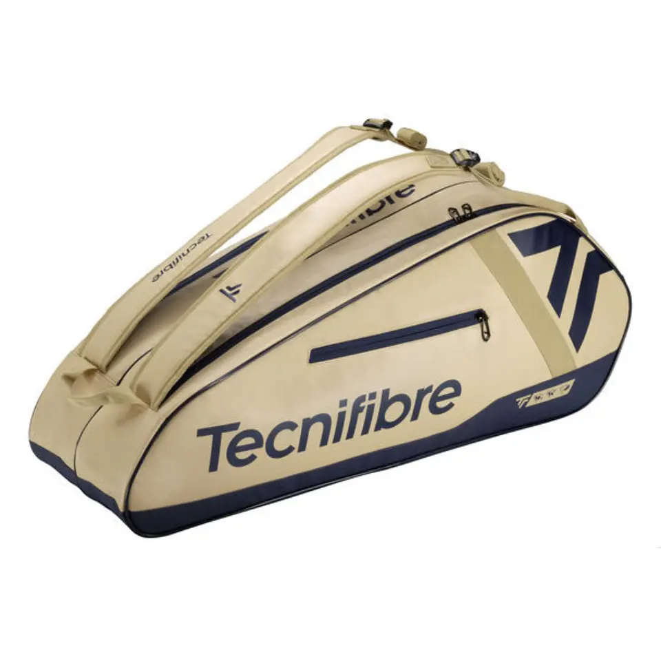 Bolso Tecnifibre 6 Raquetas Tour Endurance Beige 4