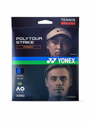 Set Cuerda Tenis POLY TOUR STRIKE 1.25 / 16L Azul