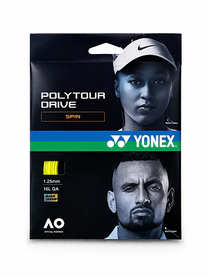 Set Cuerda Tenis POLY TOUR DRIVE 1.25 / 16L Amarillo