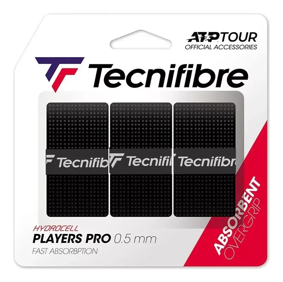 Overgrip Tecnifibre Players Pro 0.5 mm Set x3 1