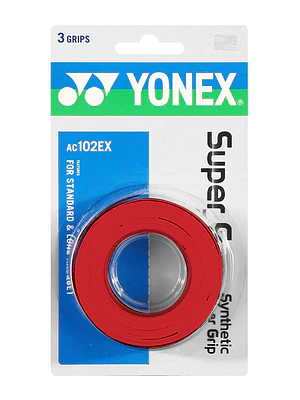 Overgrip Super Grap X3 Rojo Yonex