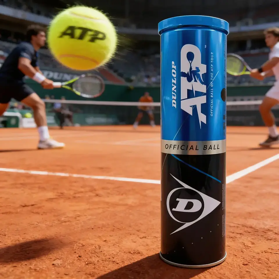 Pack 3 Tarros Dunlop Atp Tour Metalicos X4 2