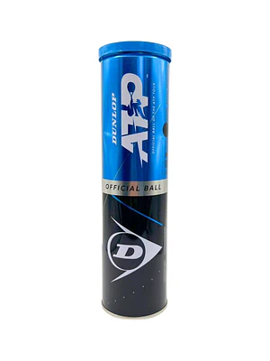 Pack 6 Tarros Pelotas Dunlop Atp Tour Metálicos X4