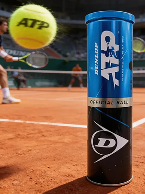 Pack 6 Tarros Pelotas Dunlop Atp Tour Metálicos X4