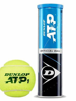 Pack 3 Tarros Dunlop Atp Tour Metalicos X4
