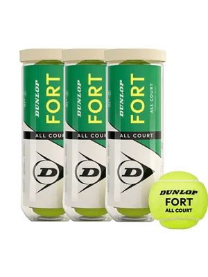 Pack 3 Tarros Dunlop Fort All Court x3