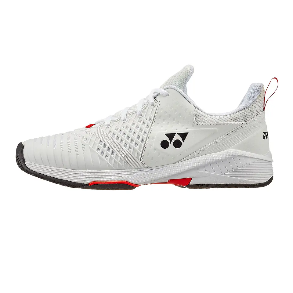 Zapatilla Tenis Hombre SONICAGE 3 Blanco/Rojo 2