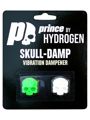 Antivibrador Tenis Calavera Verde/ Blanco Prince