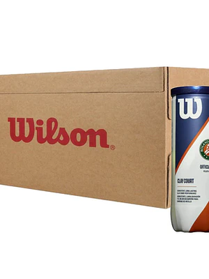 Caja De 24 Tarros Wilson Roland Garros X3