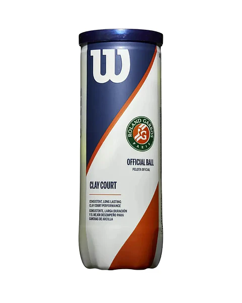 Tarro Pelotas De Tenis Roland Garros Clay Court x3