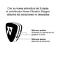 Antivibrador Tenis STOPPER Azul/Negro Yonex - Miniatura 3