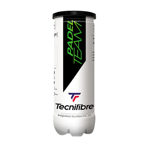 Tarro Plástico Pelota Tecnifibre Padel Team x3