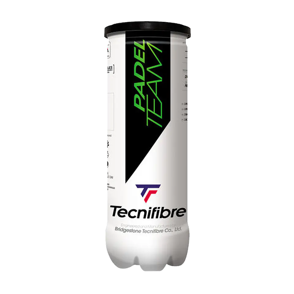 Tarro Plástico Pelota Tecnifibre Padel Team x3 1