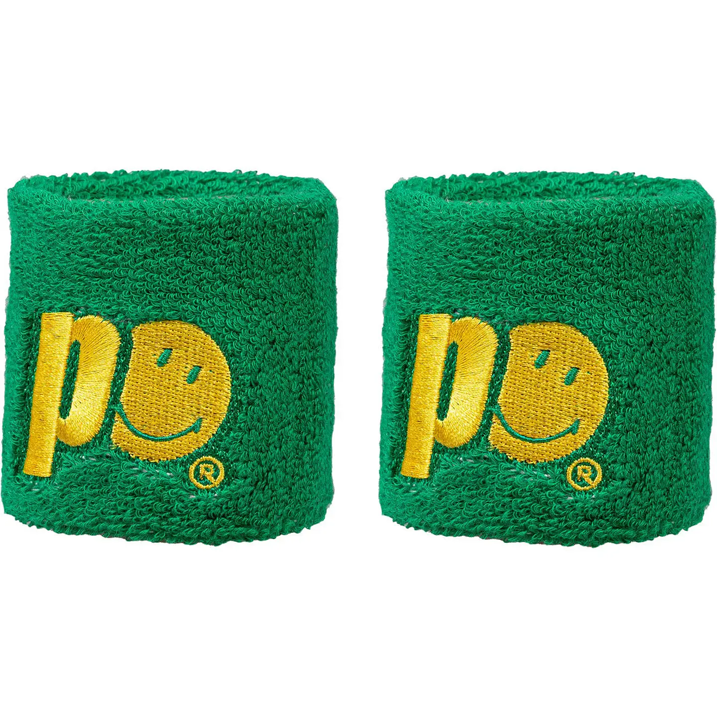 Muñequeras Prince Smiley Corta Verde 1