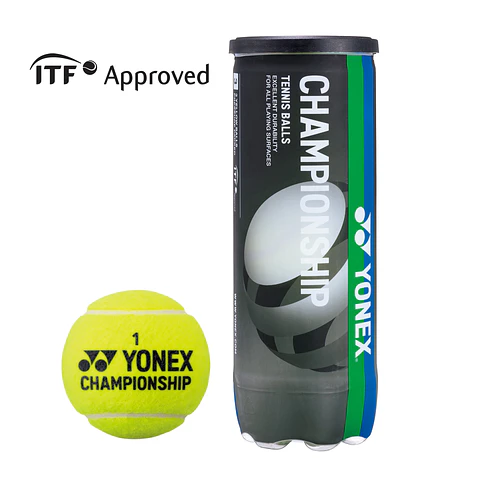 Tarro Pelotas De Tenis CHAMPIONSHIP X3 BLACK YONEX