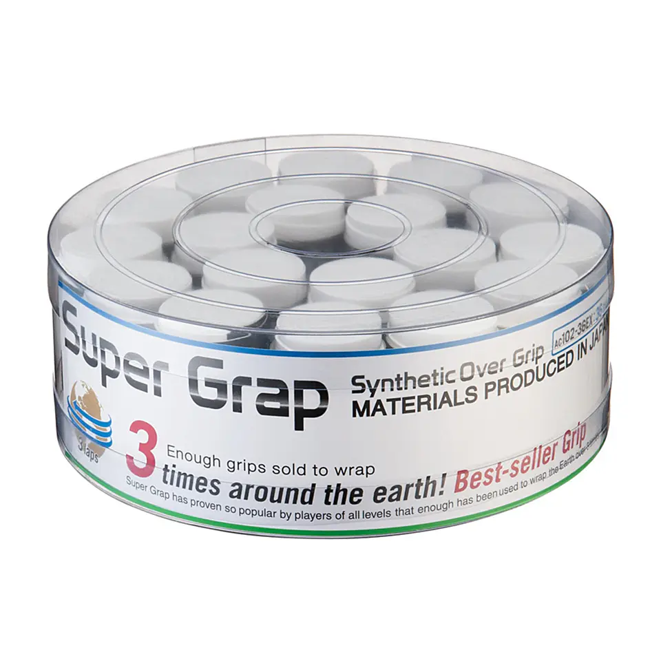 Jarro Overgrip Super Grap x36 Blanco Yonex 1