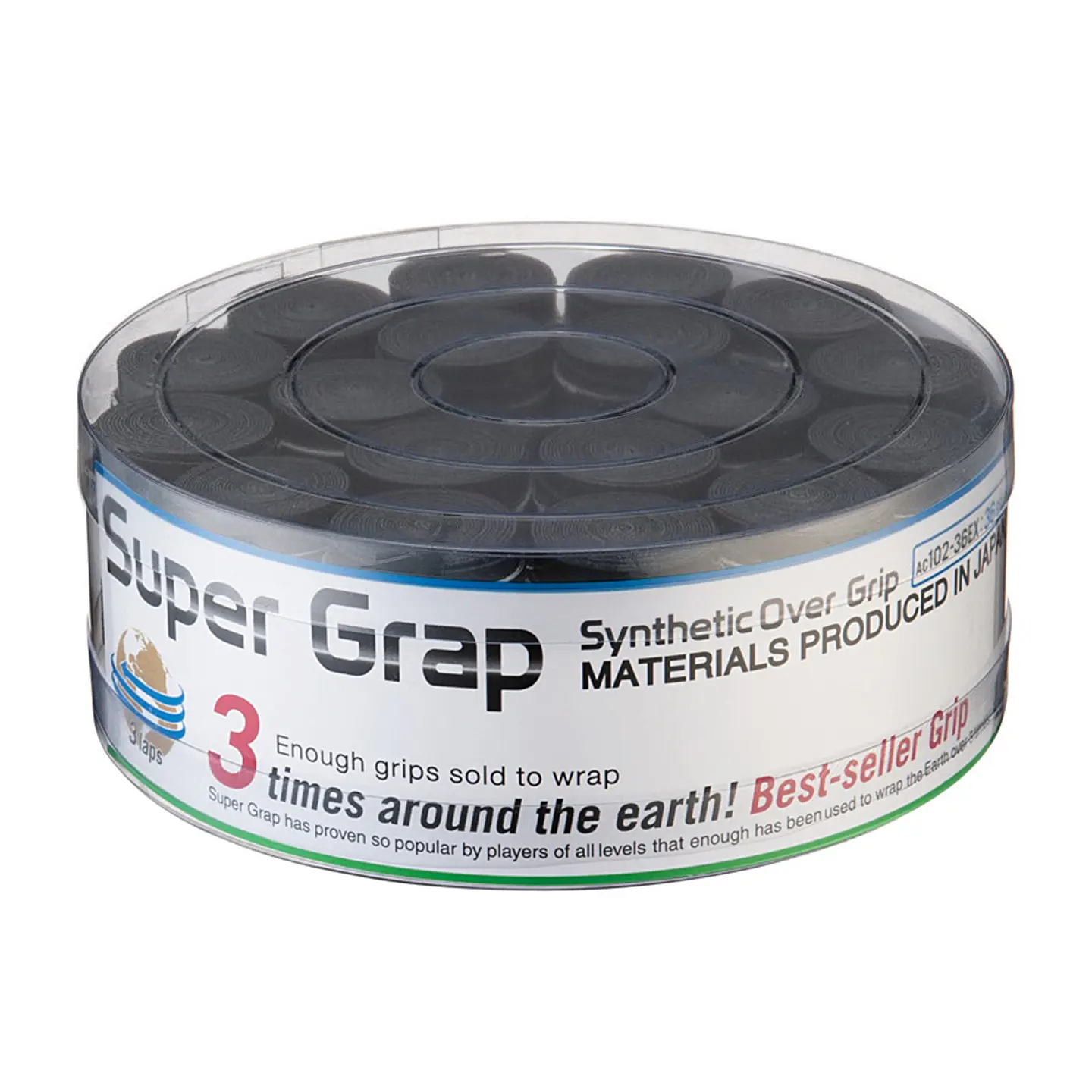 Jarro Overgrip Super Grap x36 Negro Yonex 1