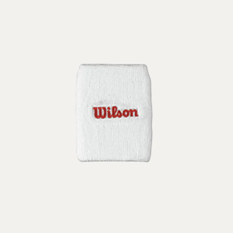 Muñequera Wilson Blanca X2 1