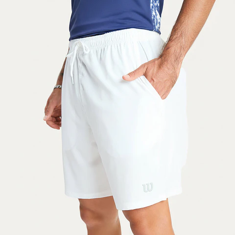 Short Wilson Flex Largo Blanco T.S