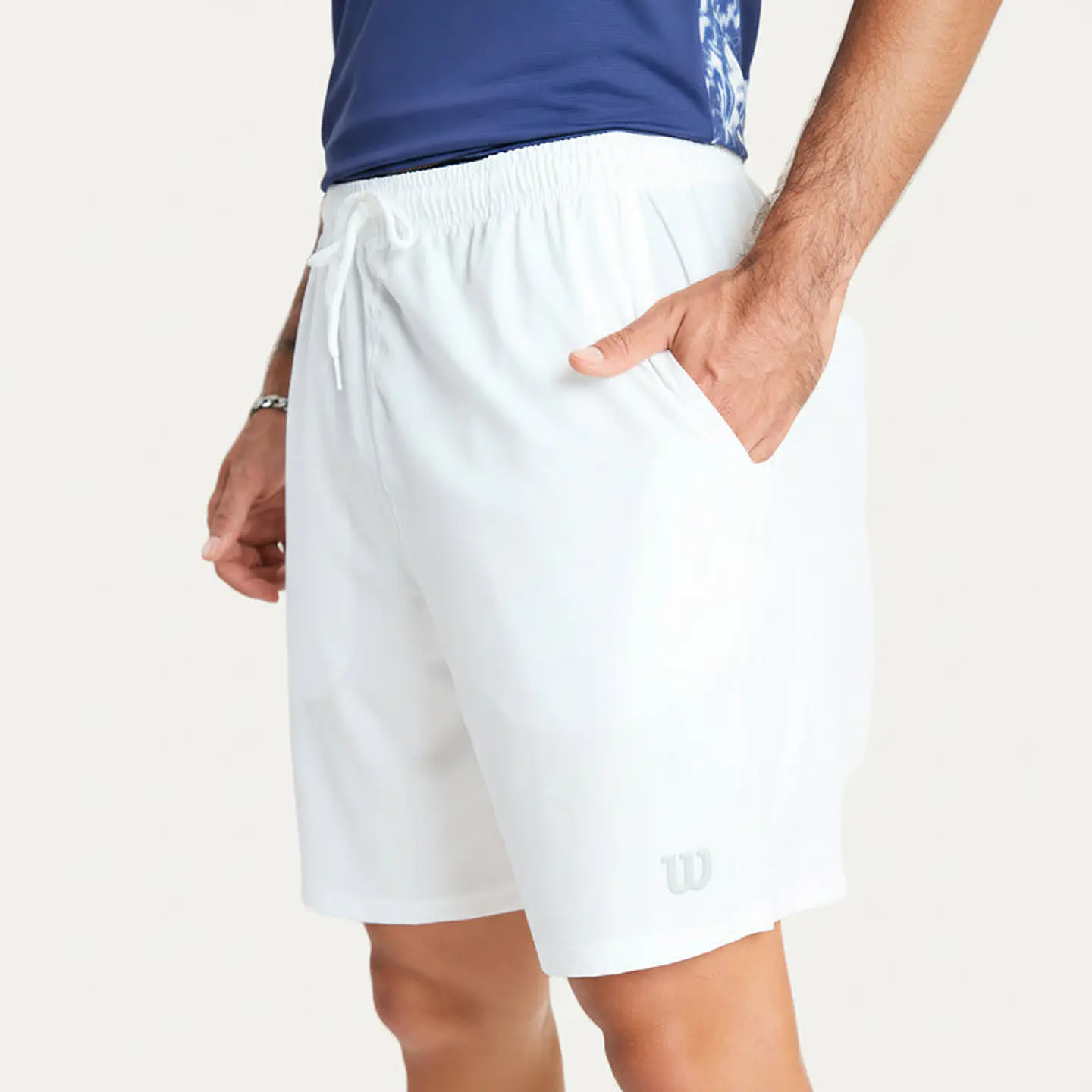 Short Wilson Flex Largo Blanco T.S 1
