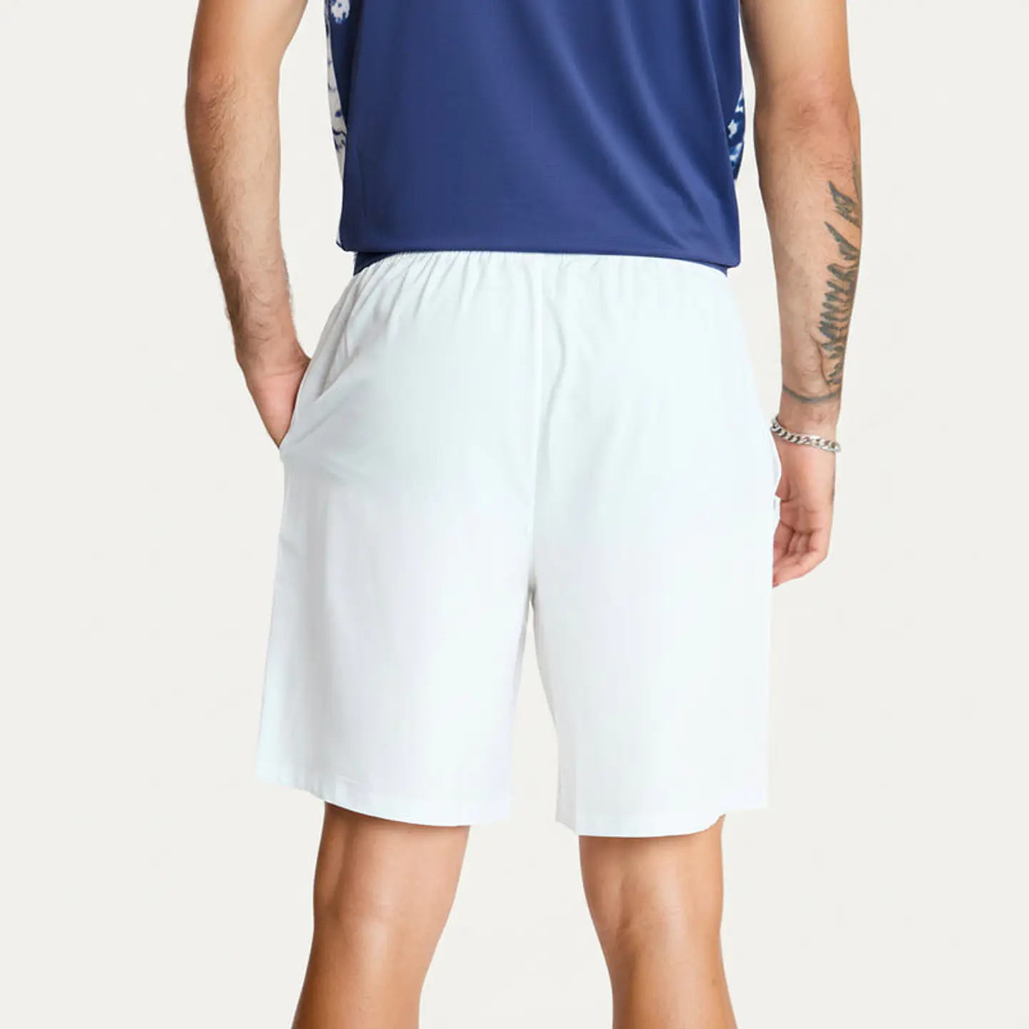 Short Wilson Flex Largo Blanco T.S 2