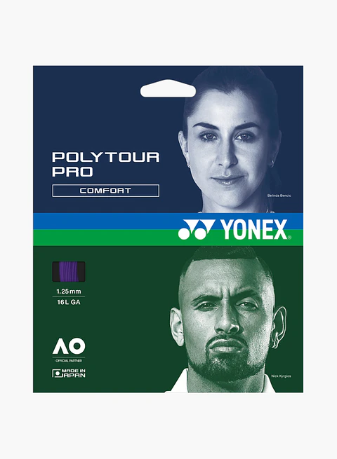 Set Cuerda Tenis Yonex Poly Tour PRO 1.25 Midnight Purple