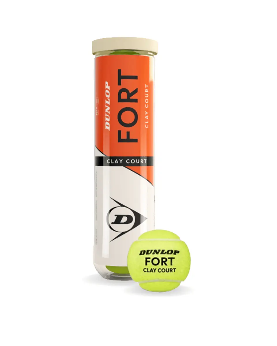 Pack 6 Tarros Dunlop Fort Clay Court x4 1