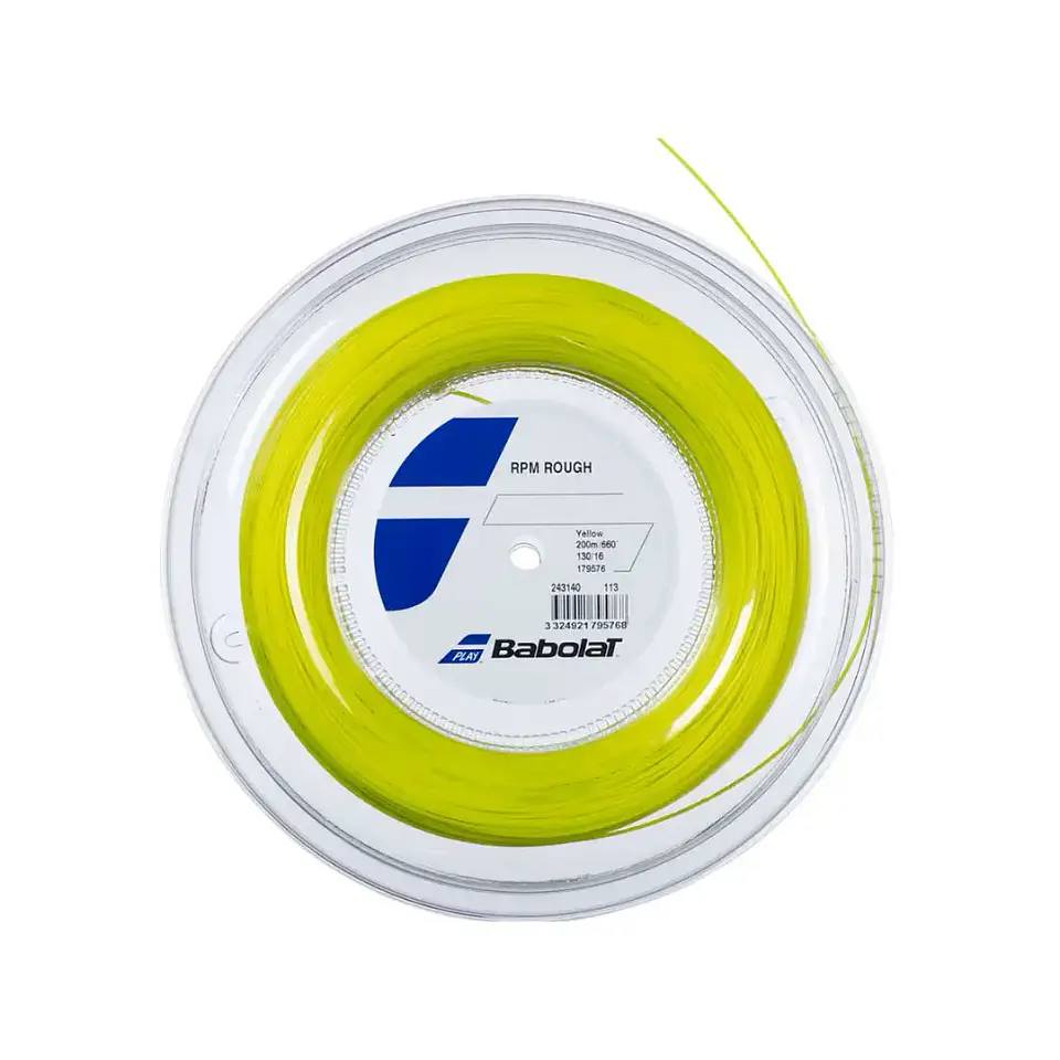 Cuerda Tenis Babolat RPM Rough Rollo 200mt Amarillo 1