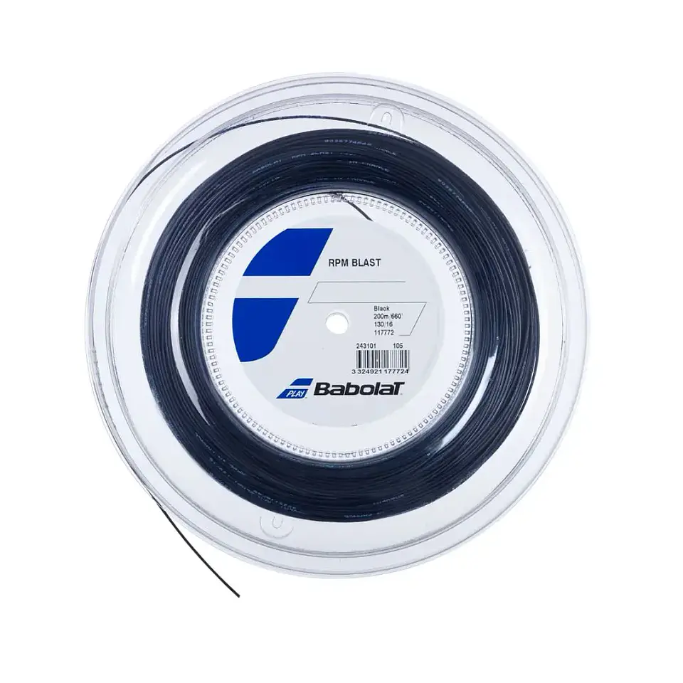 Cuerda Tenis Babolat RPM Blast Black Rollo 200mt 1
