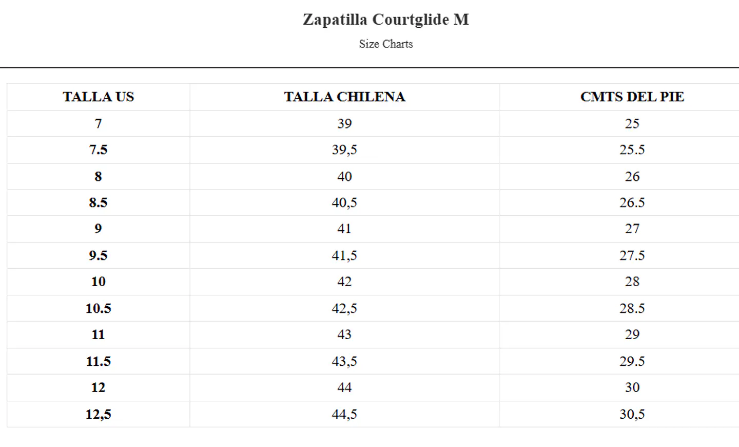 Zapatilla Wilson Courtglide Negro/Blanco T:9.5 - 41.5 - 27.5 4