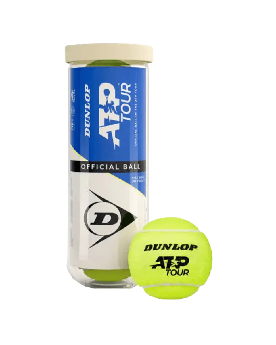 Tarro Plástico Pelota Dunlop ATP Tour X3 1