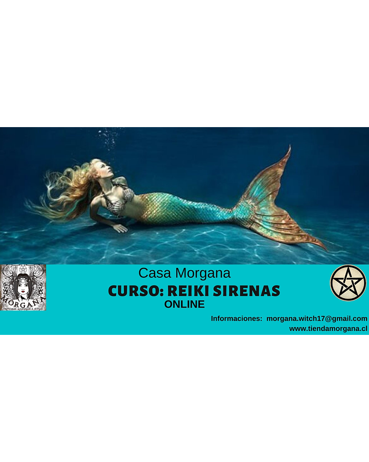 Curso: Reiki Sirenas- CYBER DAY - 40% DESCUENTO