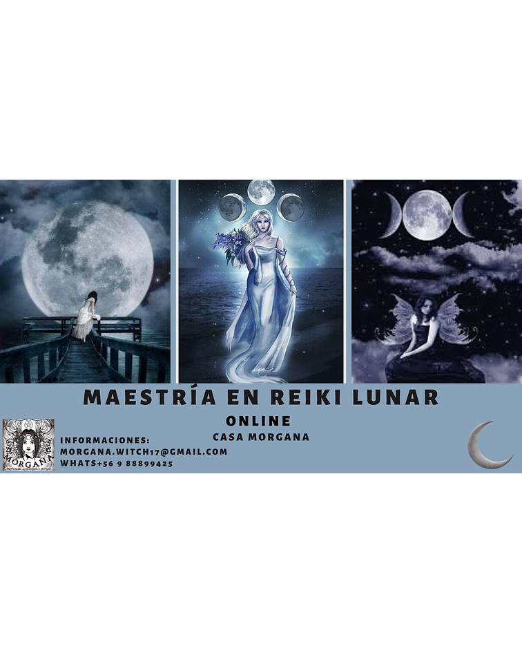 Maestría en Reiki Lunar Online- CYBER DAY - 50% DESCUENTO