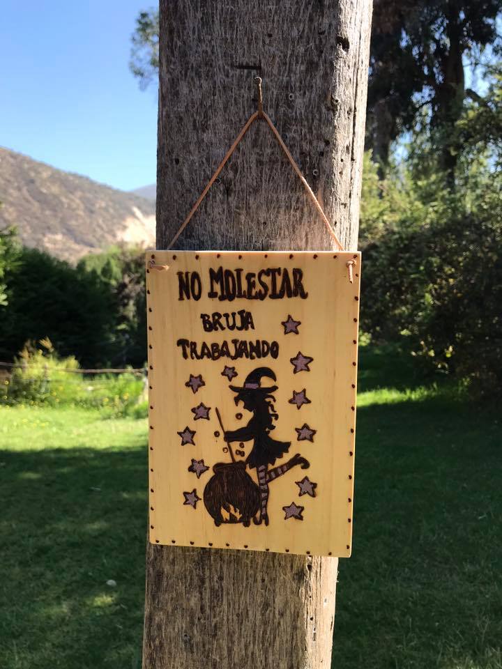 Cuadro Bruja Trabajando