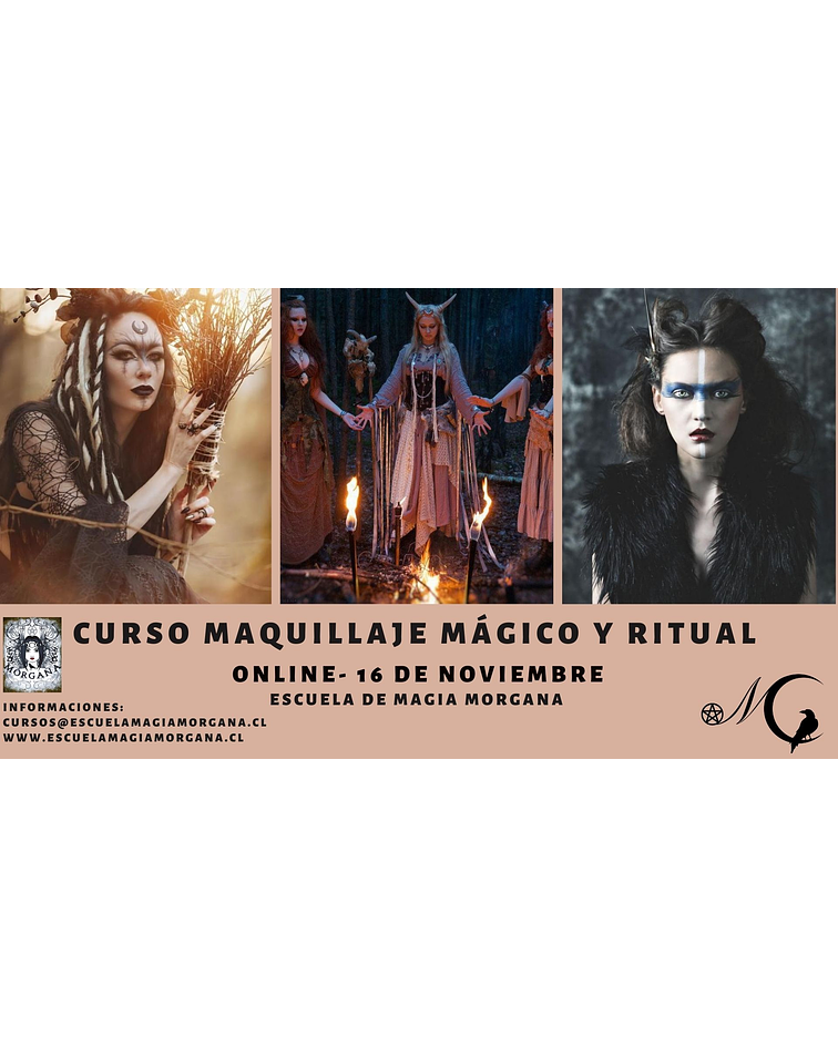 Curso: Maquillaje Mágico y Ritual- OFERTA 30%