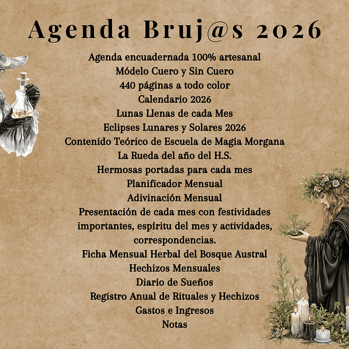 Agenda Bruj@s 2026 - Sin Cuero 5