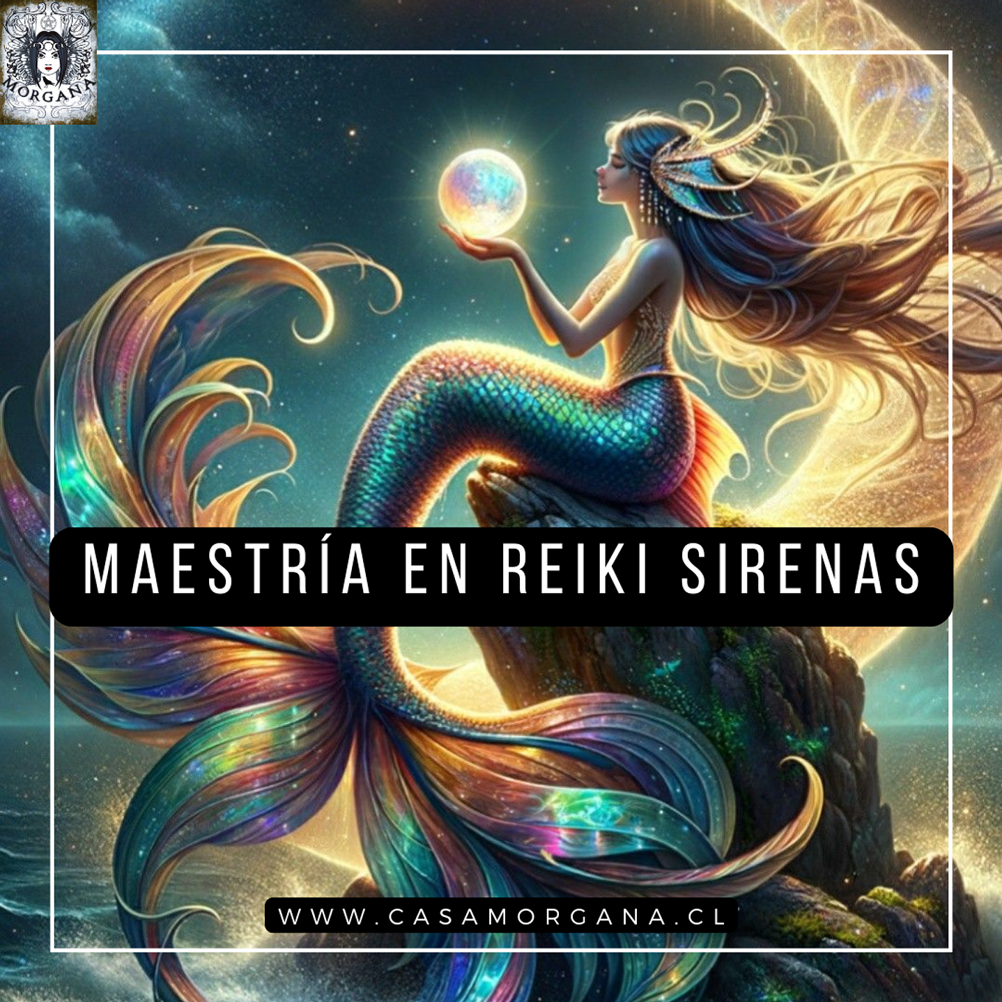 Reiki de las Sirenas – Formación Online + Oráculo | Casa Morgana