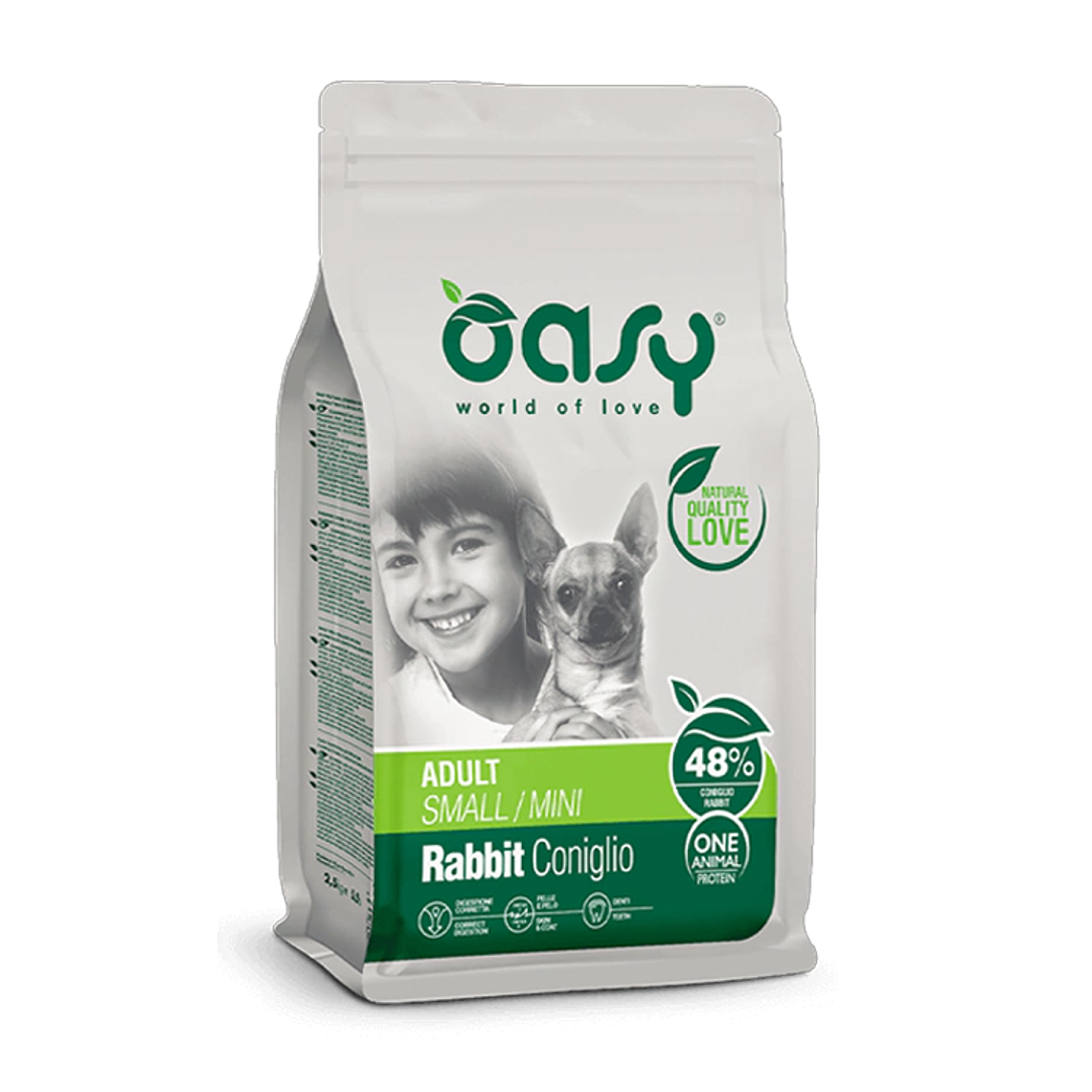 oasy OAP adulto small/mini Rabbit 2,5 kg 1