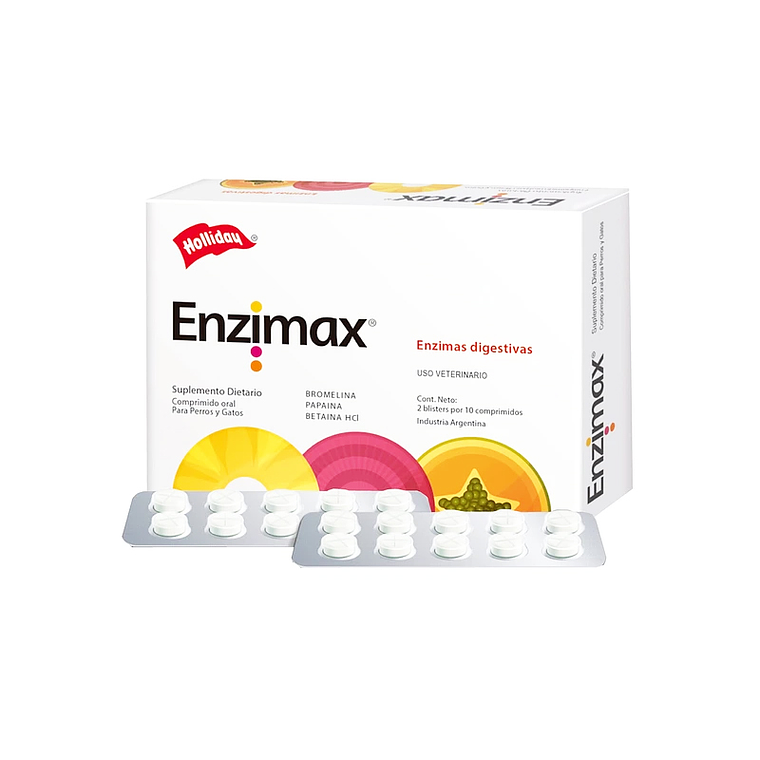 Enzimax enzimas digestivas 20 comprimidos 1
