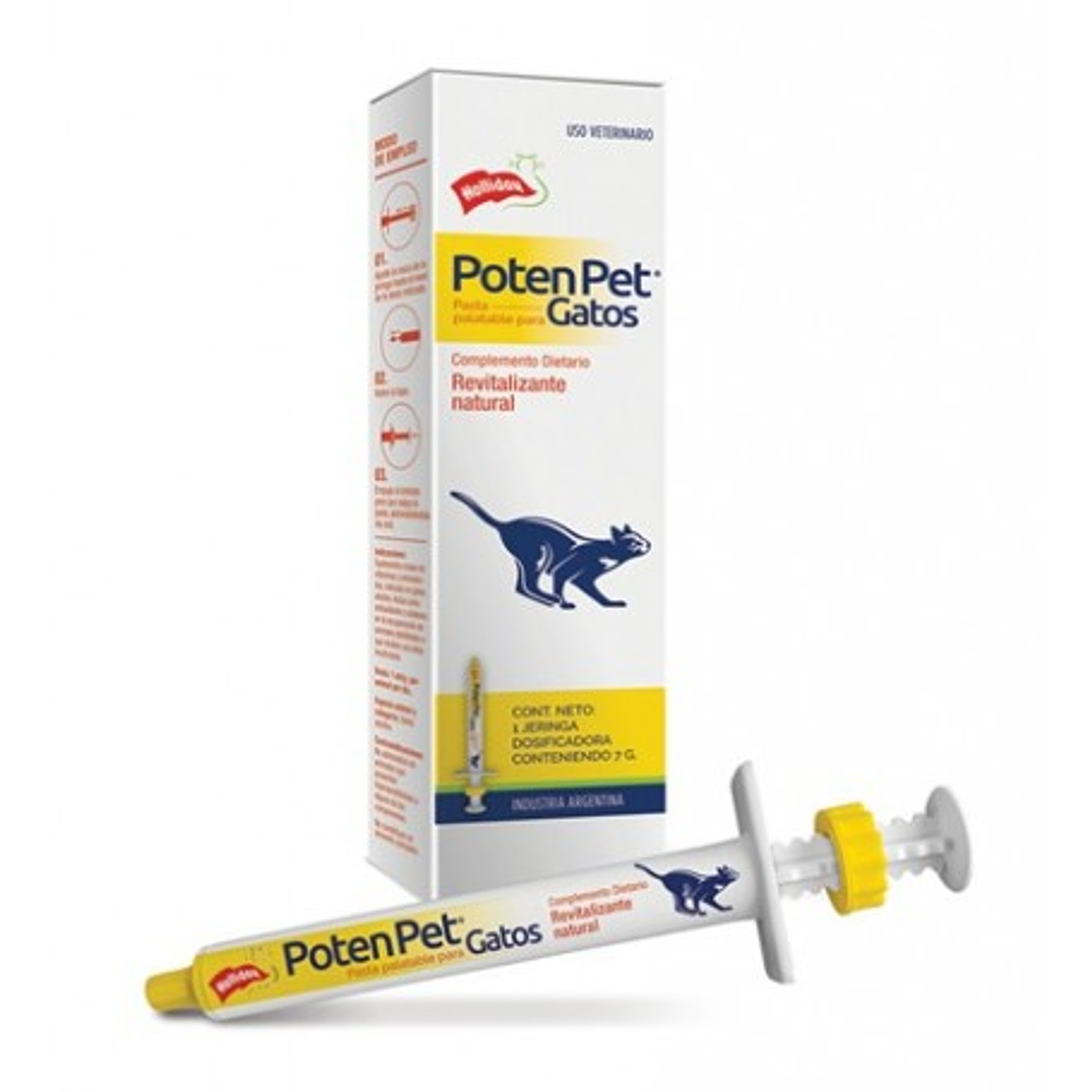 Suplemento Revitalizante y Energizante Poten Pet Gatos 7grs 1