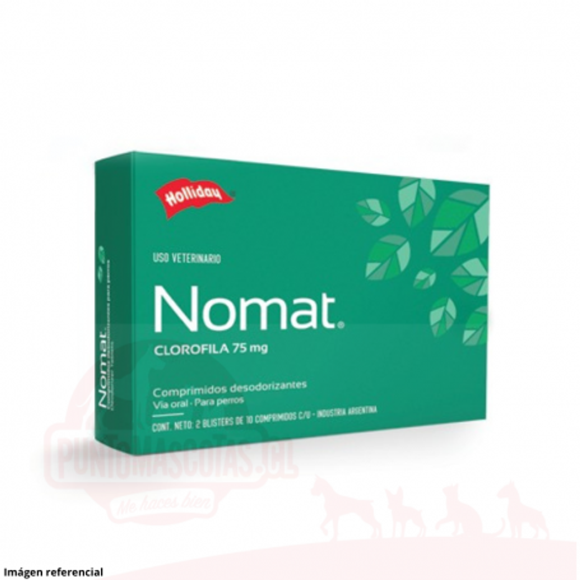 Nomat Clorofila 75 mg 20 Comprimidos  1
