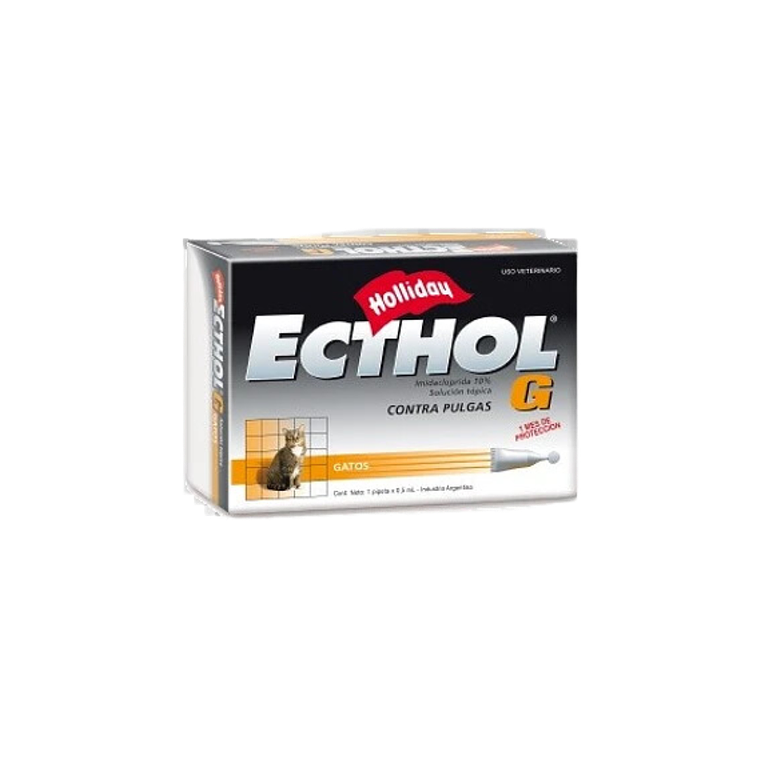 Ecthol G Pipeta Antipulgas Gatos hasta 5kg 1