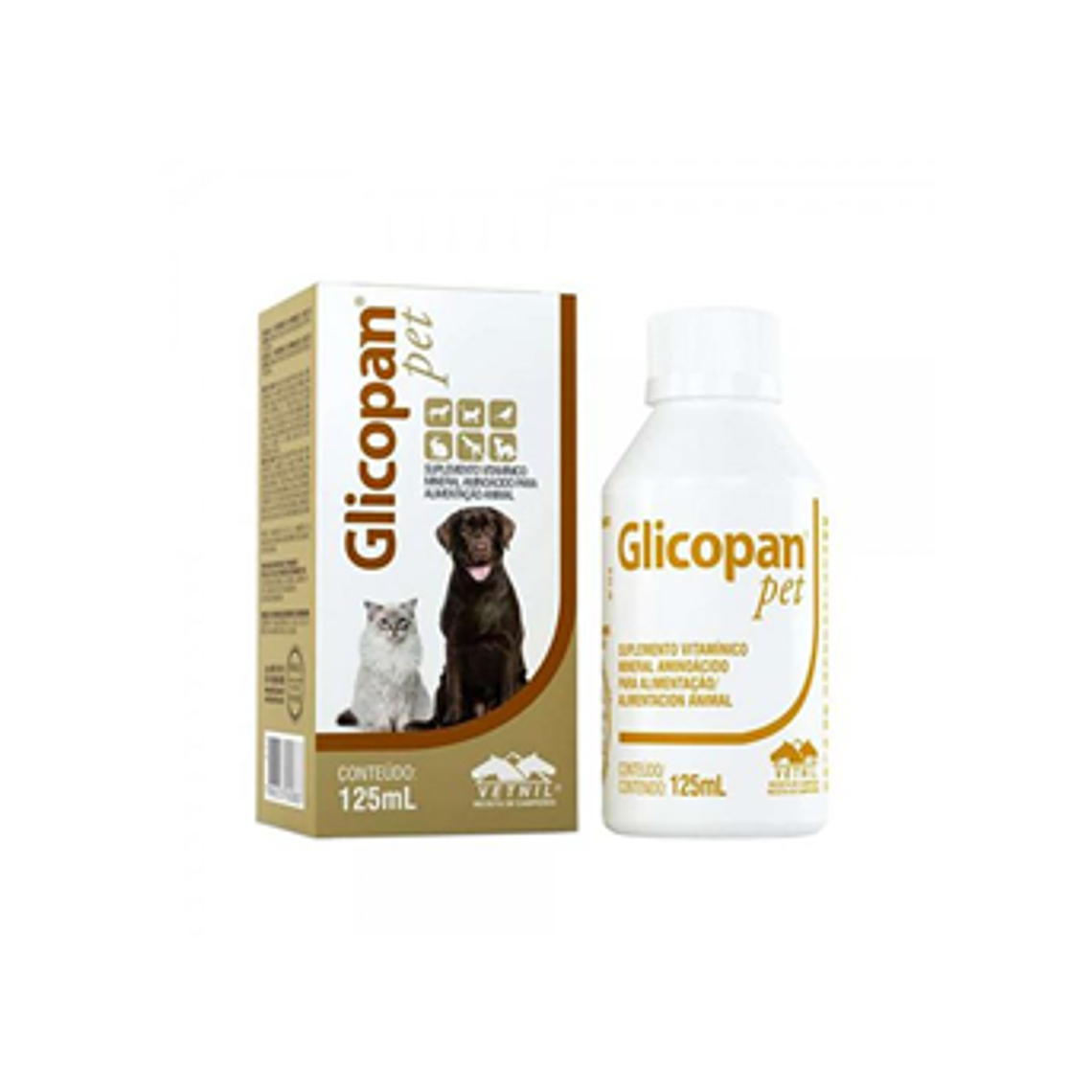 Glicopan Jarabe Perros y Gatos - 125 ml 1