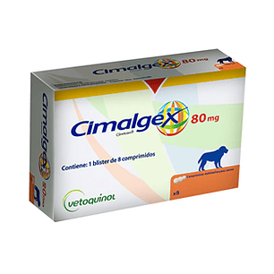 Cimalgex 80 mg Perro – 8 comprimidos