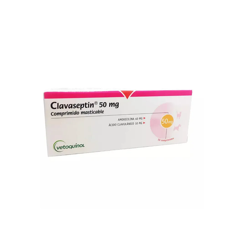 Clavaseptin 50 mg Perro – 14 comprimidos  1